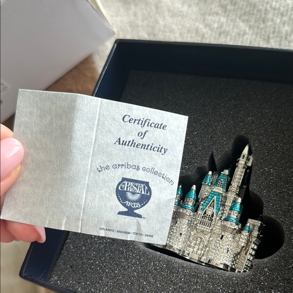 Arribas Silver Disney Castle Figurine - Picture 2 of 11